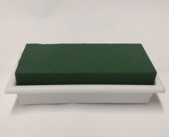 BLOMSTERSKUM BLOK  15 CM M. BAKKE 