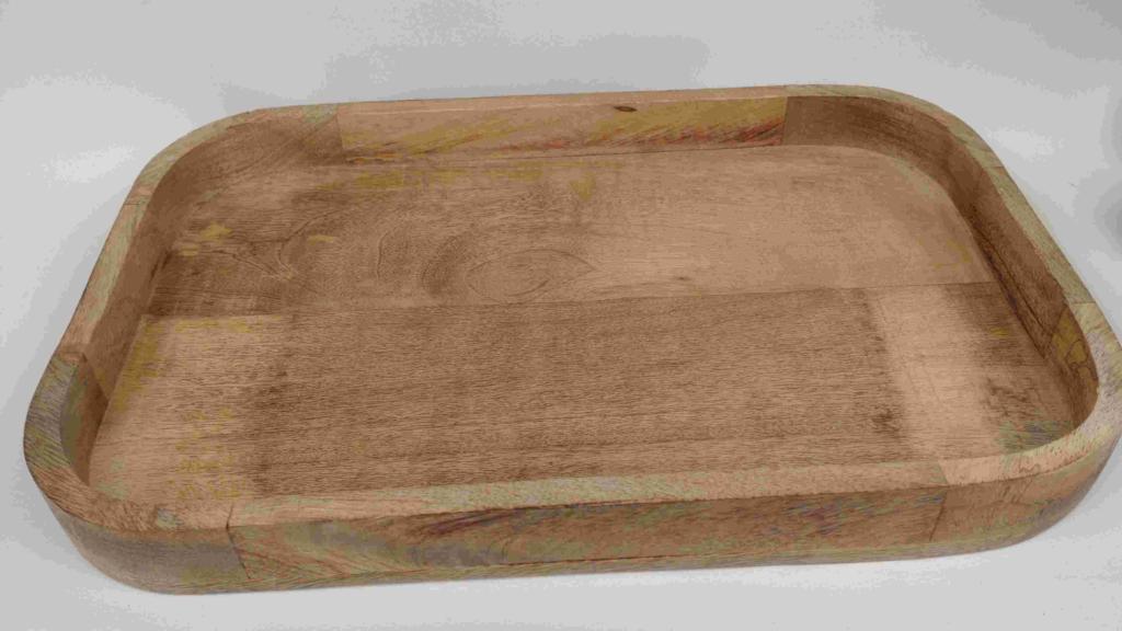 Tray Tikko, W 30 cm, Mango brown