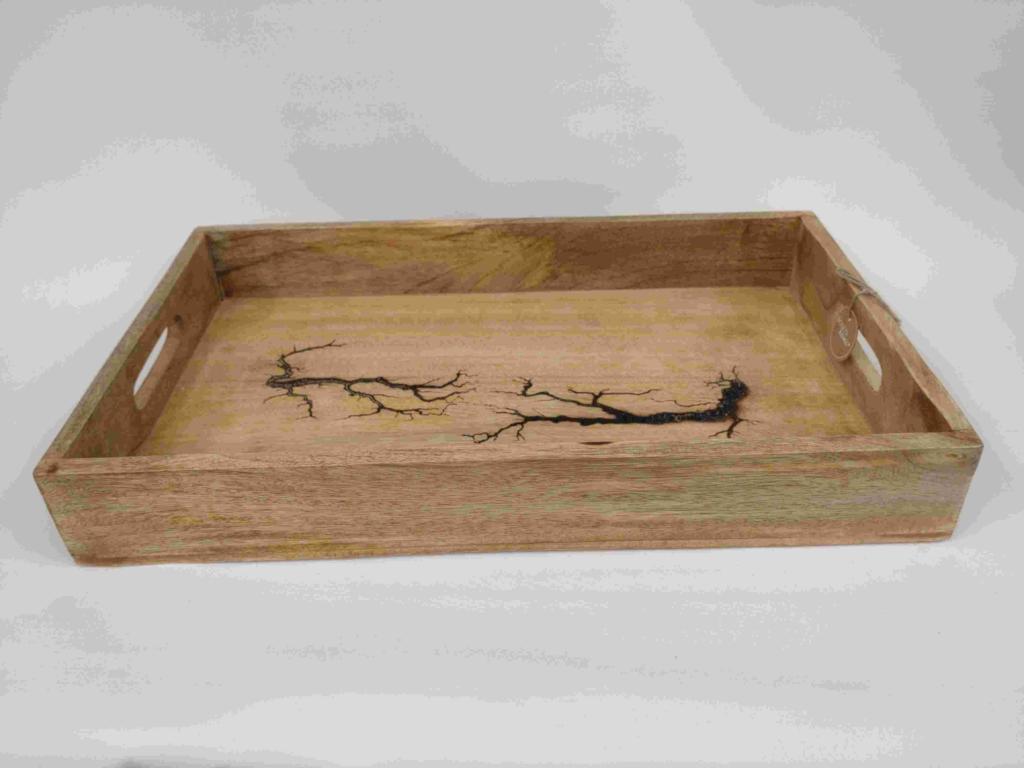 Tray Percha, W 26 cm, Mango natural