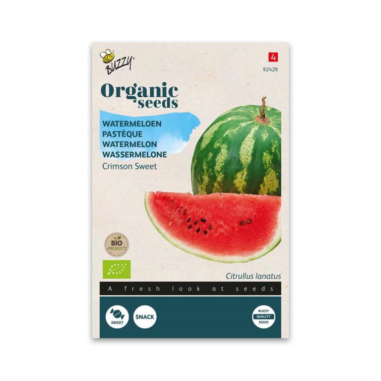 Buzzy Økologisk Vandmelon frø, Crimson S
