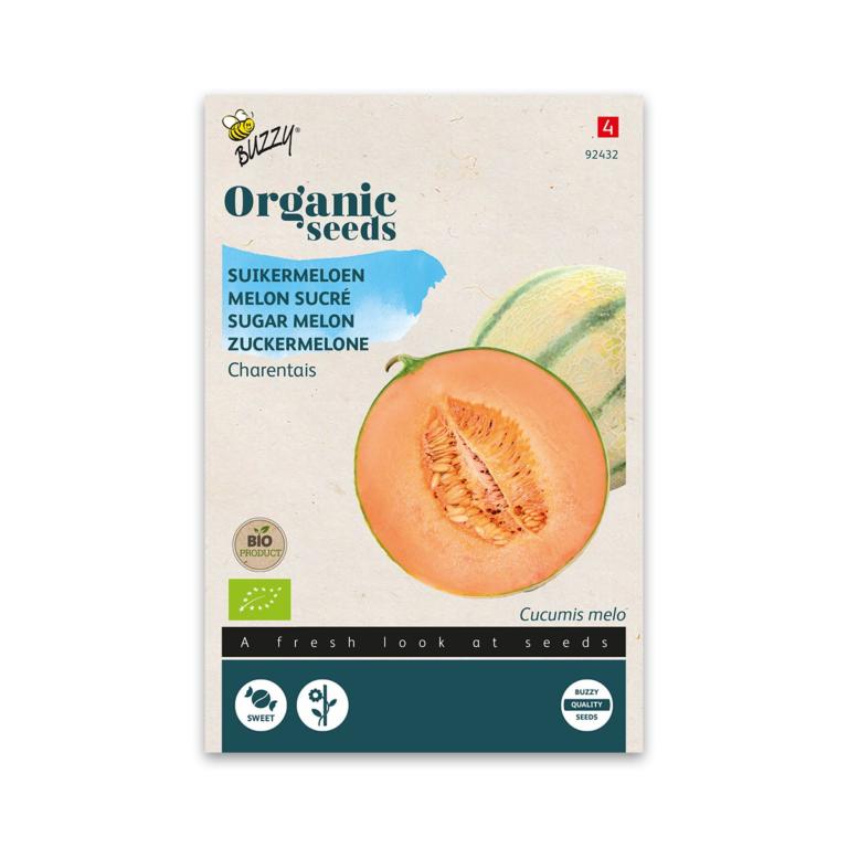 Buzzy Økologisk Cantaloupemelon frø, Cha