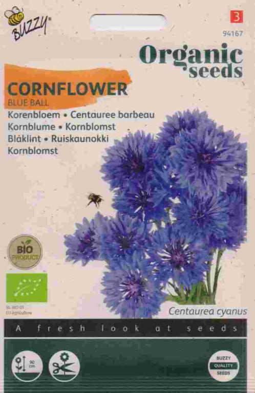 Buzzy Økologisk Centaurea double flowere