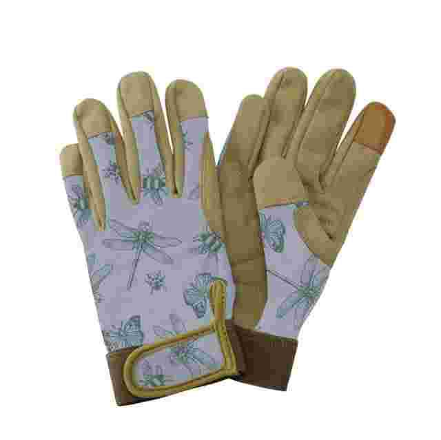 KS Comfort Gloves Flutter Bugs Blue Med