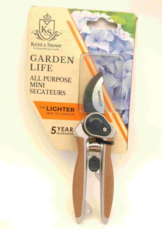 KS Garden Life Bypass Secateurs 6.5