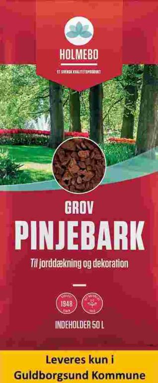 Holmebo pinjebark 50 l.  grov