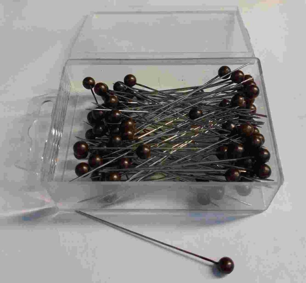 Hattenål 6X65mm brandy .