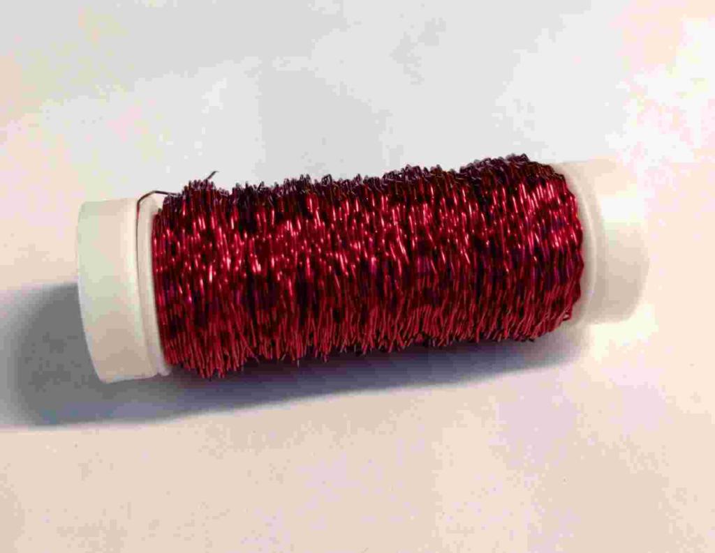 Bouillontråd 0,3mm 35m pink 