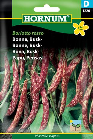 Bønne, Busk-, Borlotto Rosso