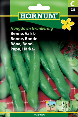 Bønne, Valskbønne, Hangdown Grünkernig