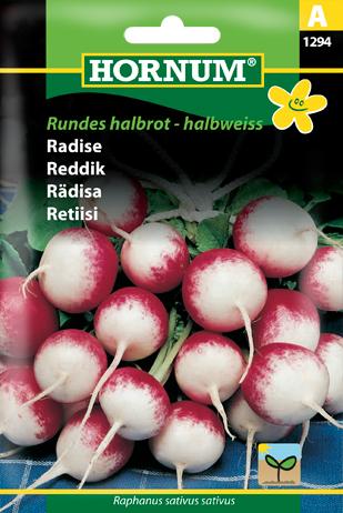 Radise, Rundes halbrot-halbweiss