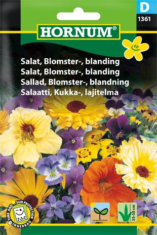 Salat, Blomstersalat, blanding