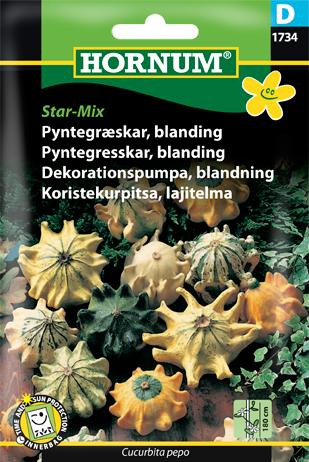 Pyntegræskar, blanding, Star-Mix