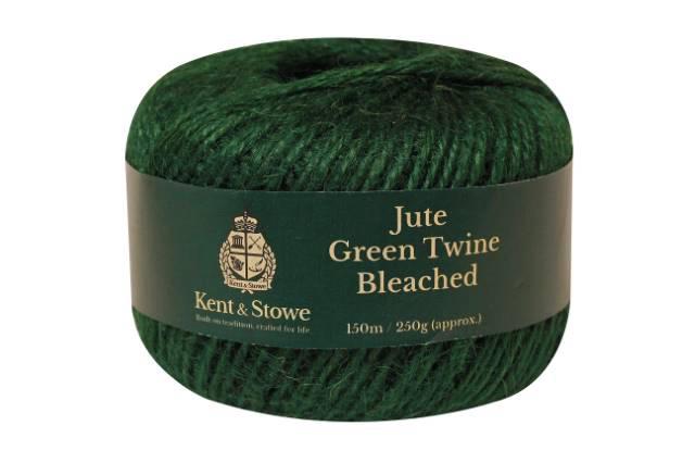Jute Twine Bleached Green 150m 250gm