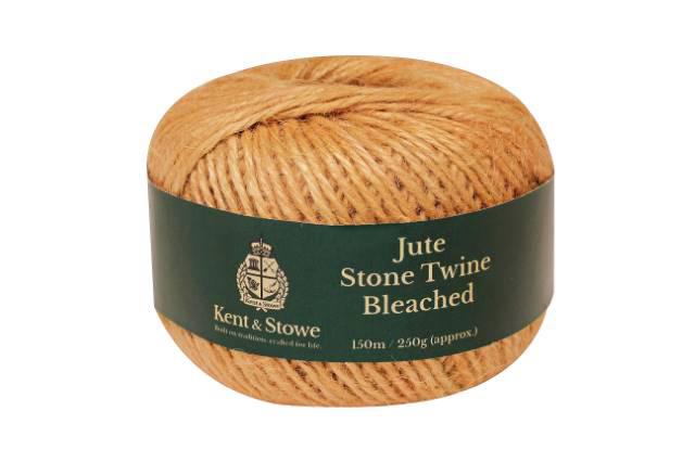 Jute Twine Bleached Stone 150m 250gm