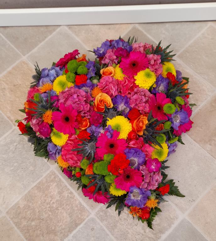 Hjerte, Blomsterpigens farvevalg