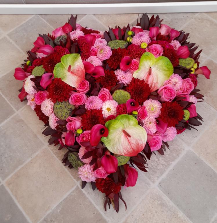 Hjerte, Blomsterpigens farvevalg