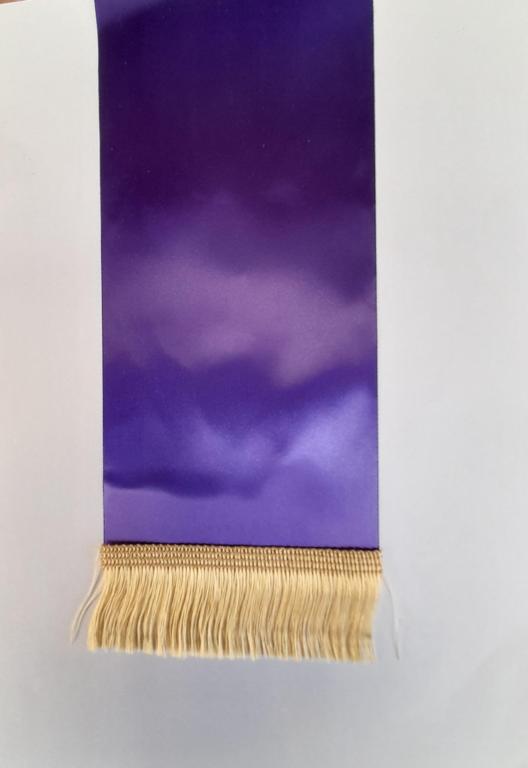 Kransebånd  buketbånd Lilla