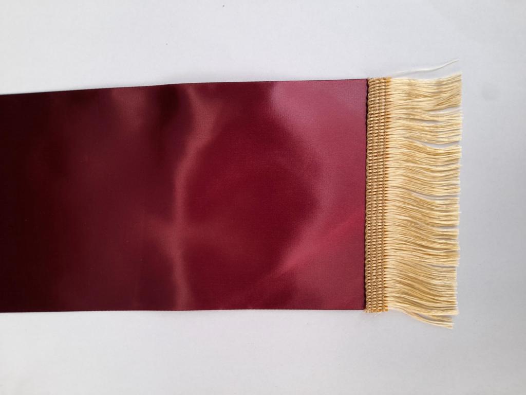 Kransebånd  buketbånd Vinrød