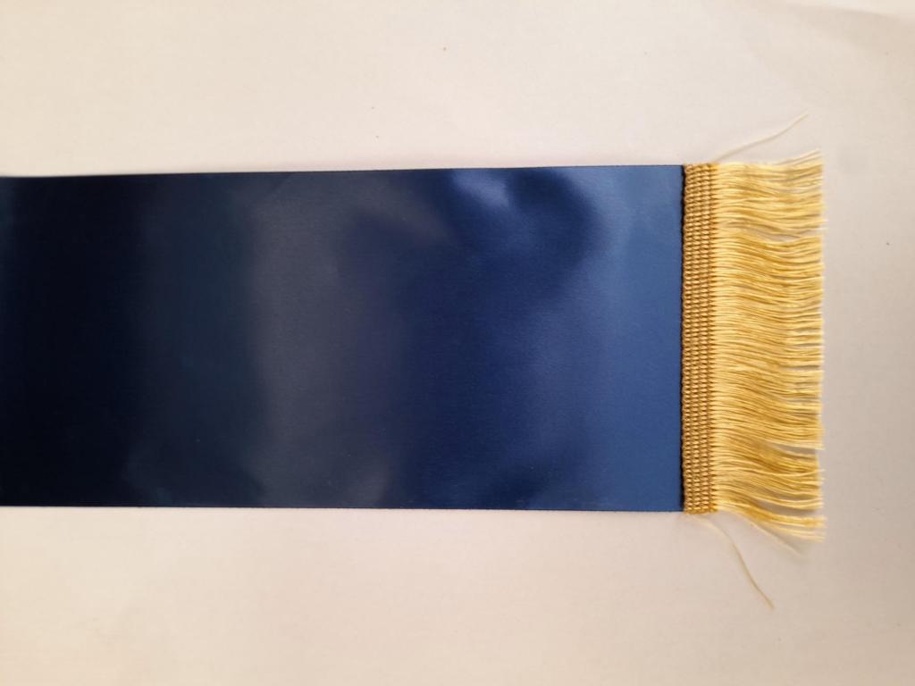 Kransebånd  buketbånd blå