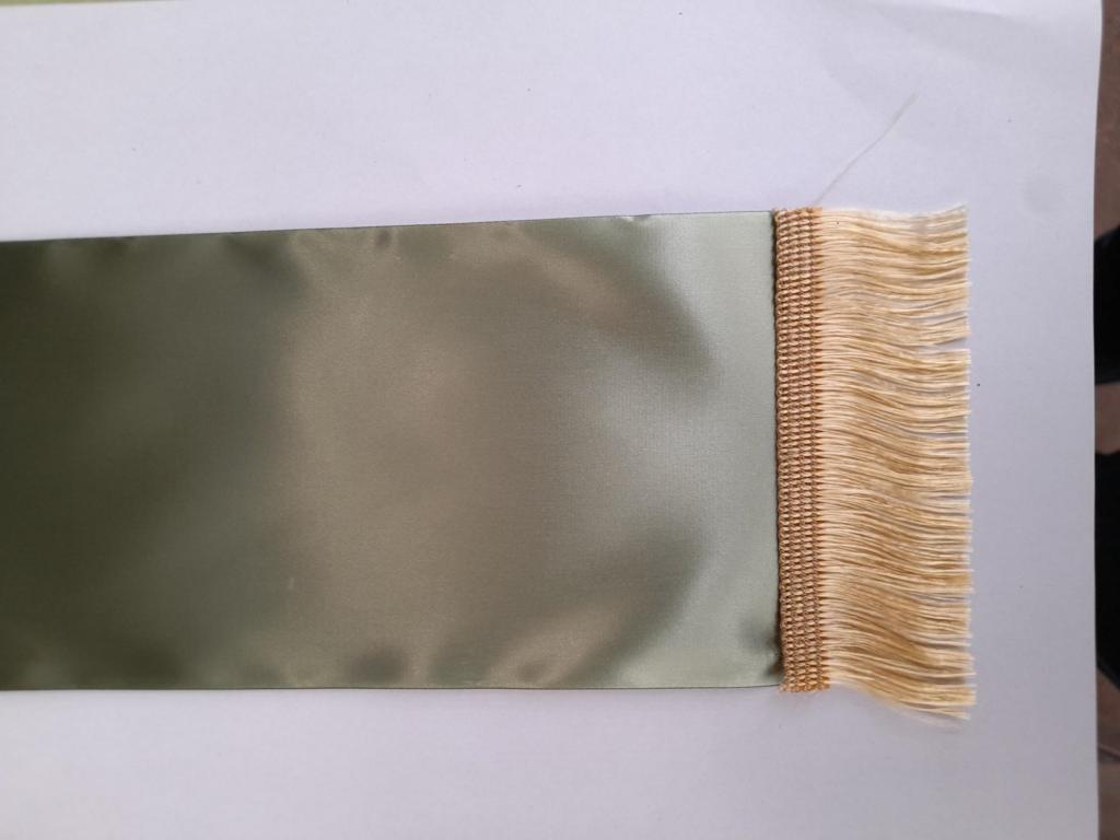 Kransebånd  buketbånd Oliven grøn