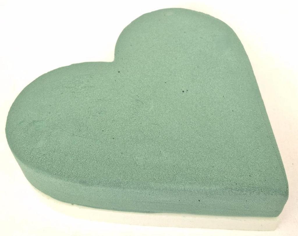 Blomsterskum Hjerte 20 cm.