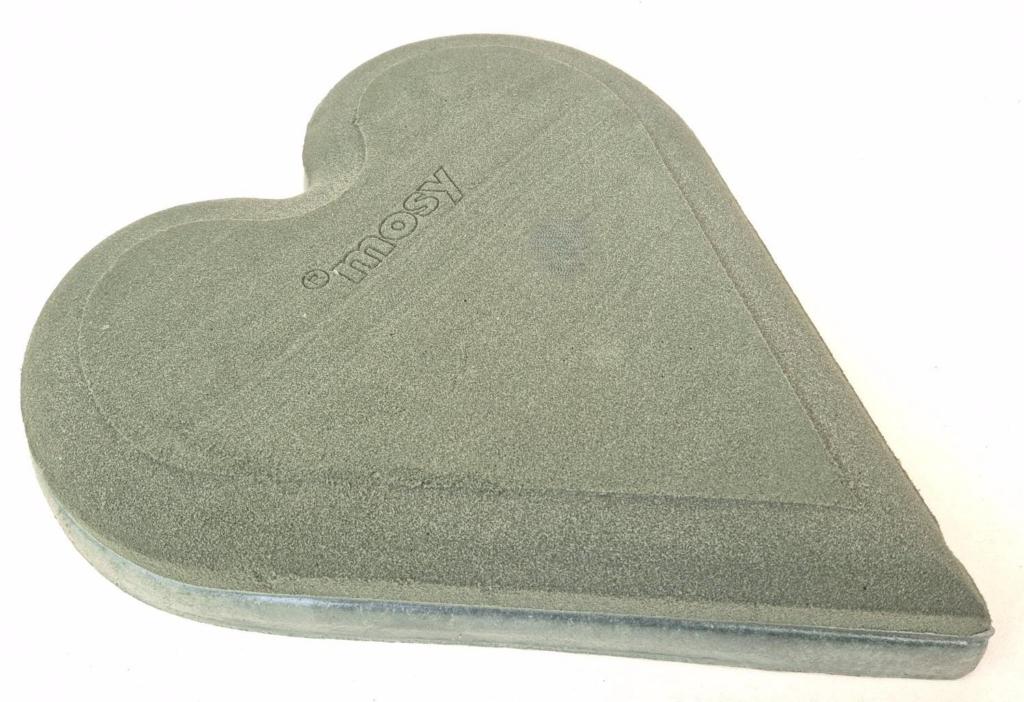 Blomsterskum Hjerte 30 cm.