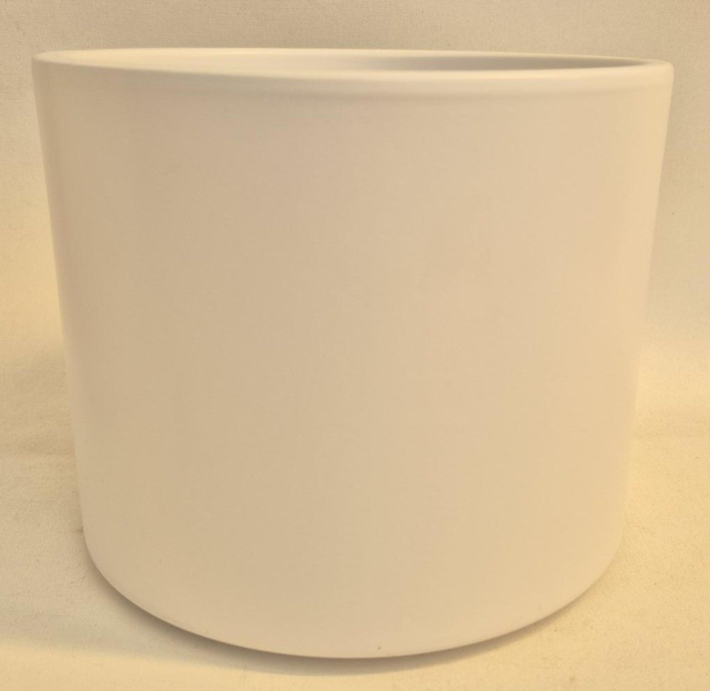Skjuler 411 hvid mat 17 cm