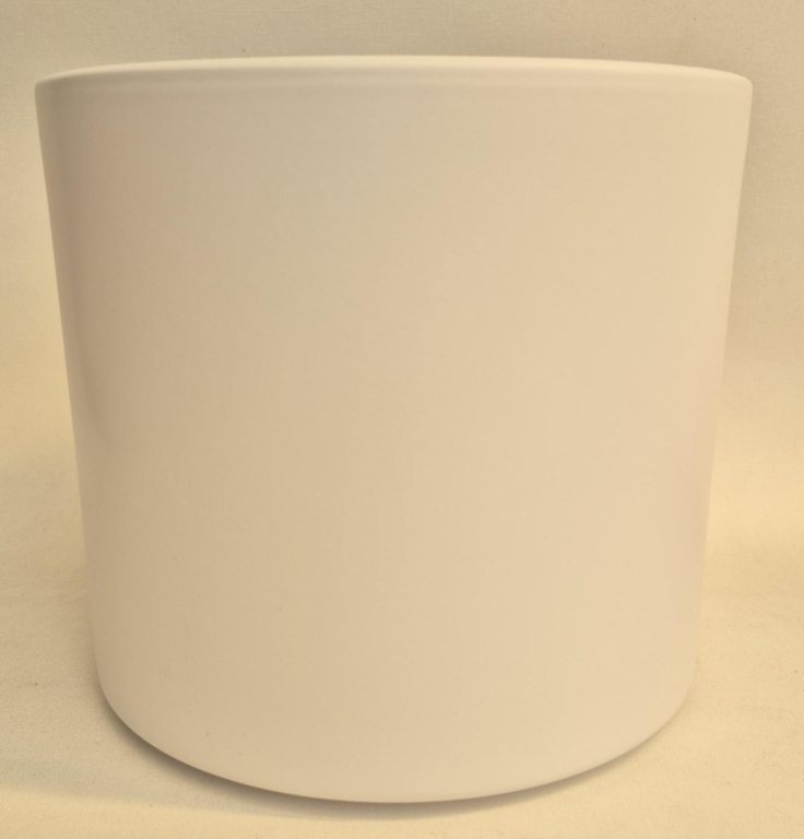 Skjuler 411 hvid mat 19 cm