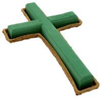 Blomsterskum Kors i form H40