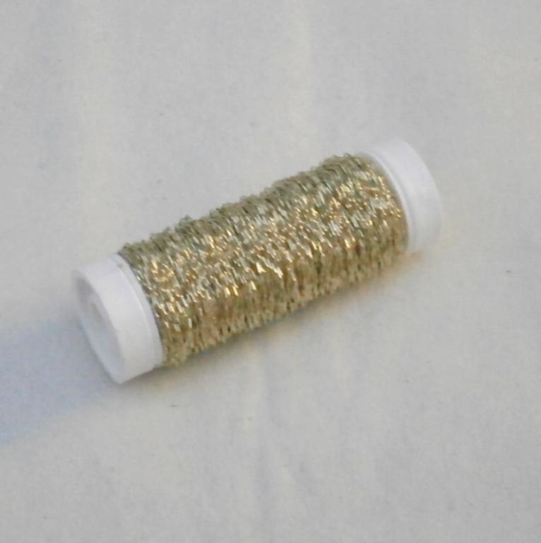 Bouillontråd 0,3mm 35m Guld 