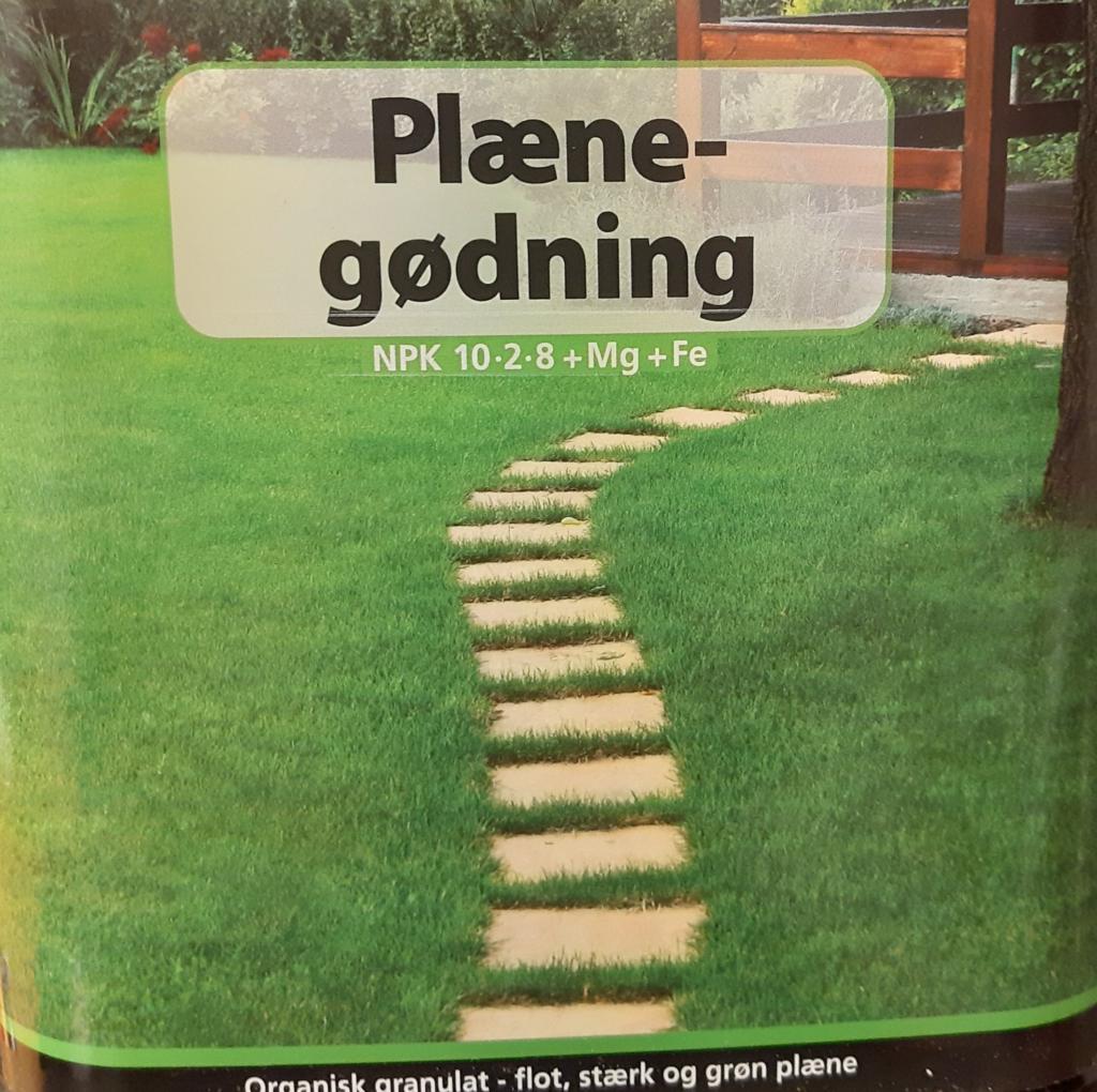 Plænegødning 5 L. organisk 10-2-8
