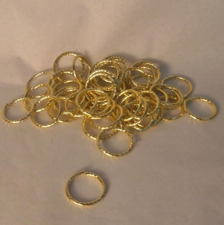 Ringe 2,00mm 20mm Guld 