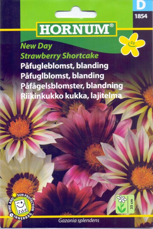 Påfugleblomst, blanding, New Day Strawbe