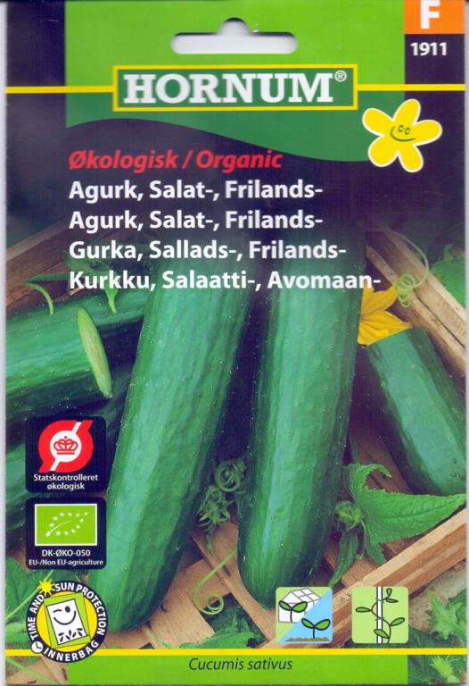 ØKO, Agurk, Salatagurk, Frilands, Sonja