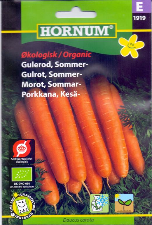 ØKO, Gulerod, Sommergullerød, Nantaise 2