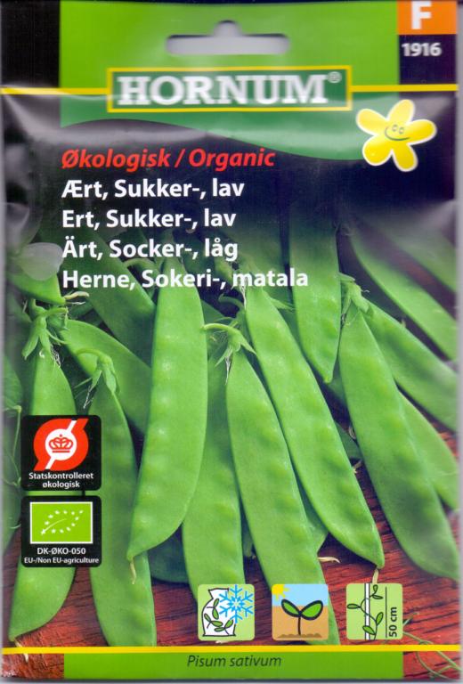 ØKO, Ært, Sukkerært, lav, Norli