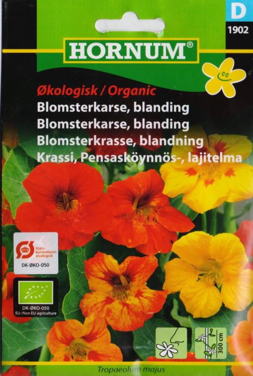ØKO, Blomsterkarse, blan,