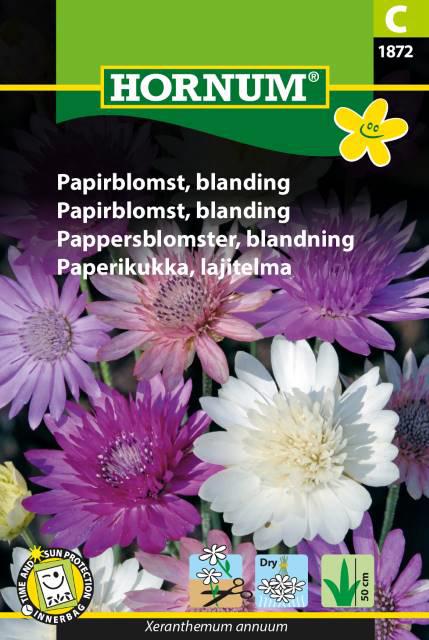 Papirblomst, blanding,