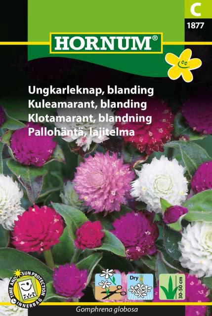 Ungkarleknap, blanding,